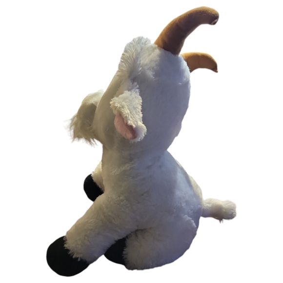 Vtg Stuffed Animal White Billy Goat Peekaboo Toys Plush Soft Big Eyes 22" - Picture 7 of 10